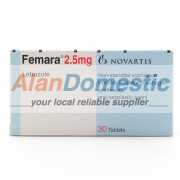 Femara, 1 box, 30 tabs, 2.5 mg/tab..